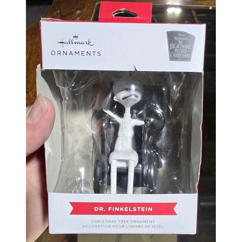 Hallmark Disney Nightmare Dr. Finkelstein Christmas Ornament New With Box